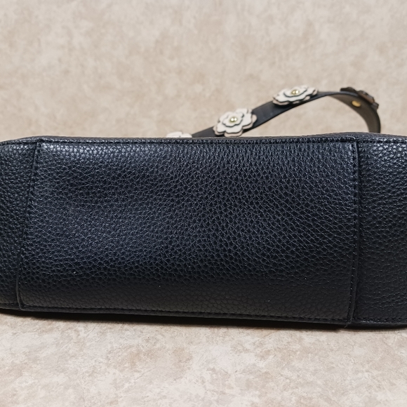 NINE WEST Black Faux Leather Satchel/Handbag - Picture 5 of 9